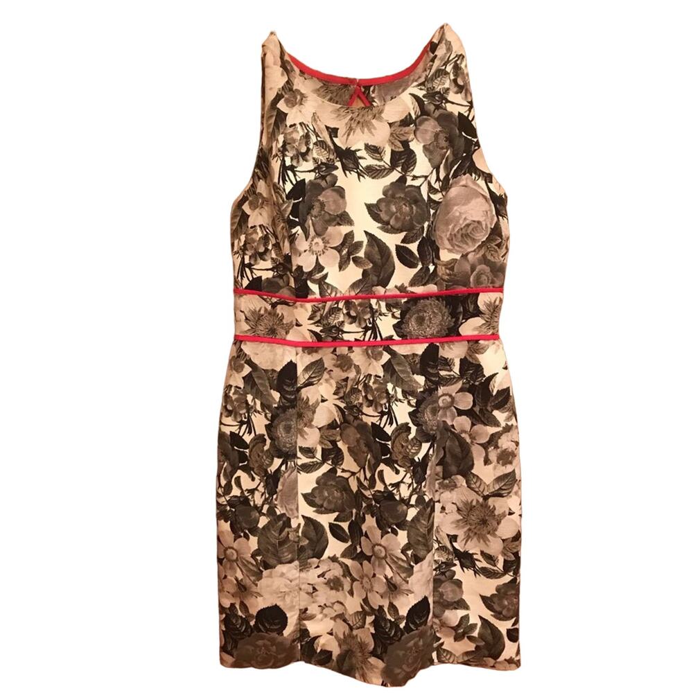 Eliza J Sleeveless Floral Pattern Dress Size 8